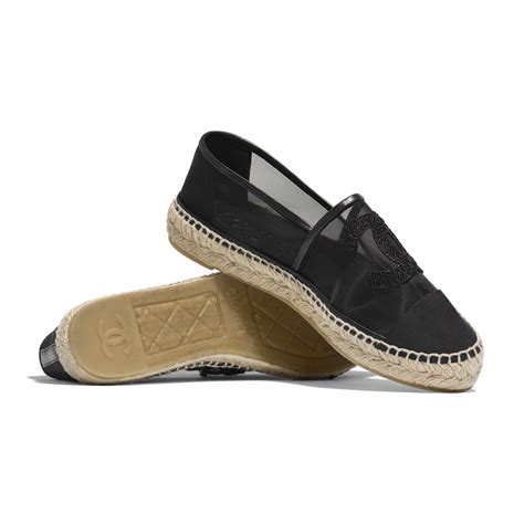 all black chanel espadrilles|chanel espadrilles all black.